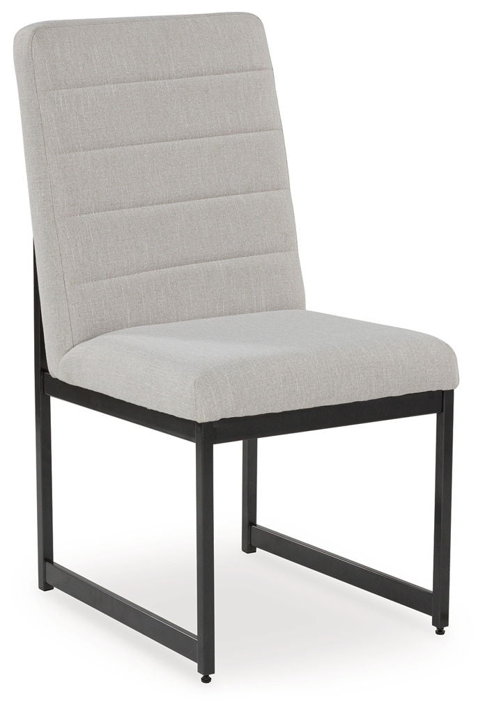 Tomtyn - Dining Upholstered Side Chair (Set of 2) - Light Brown