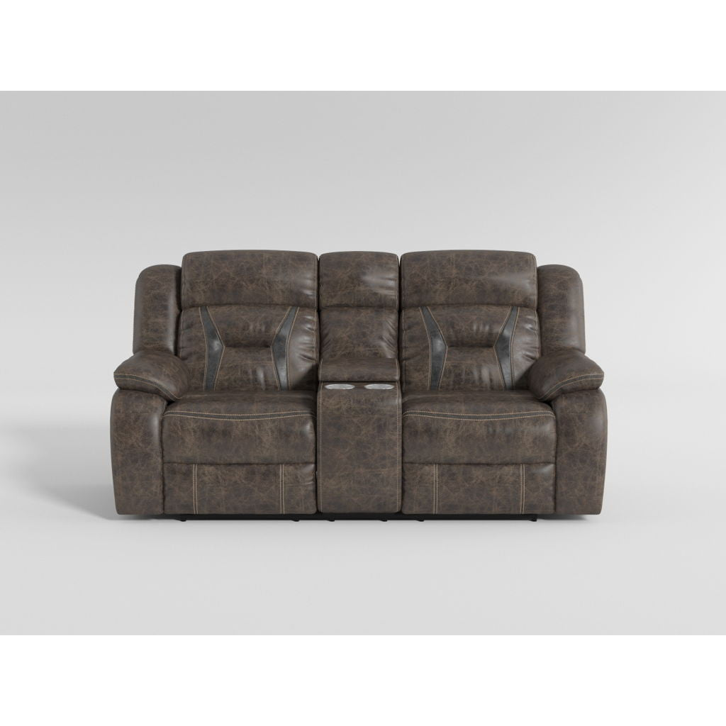 Madrona Hill - Double Reclining Loveseat With Center Console