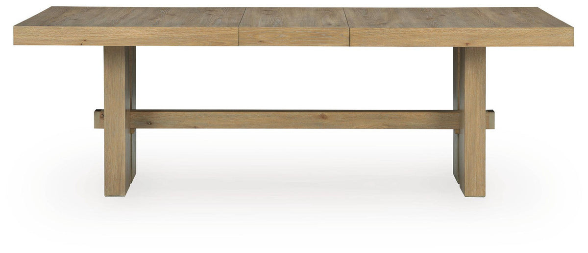 Lasinger - Rectangular Dining Room Extension Table - Light Brown