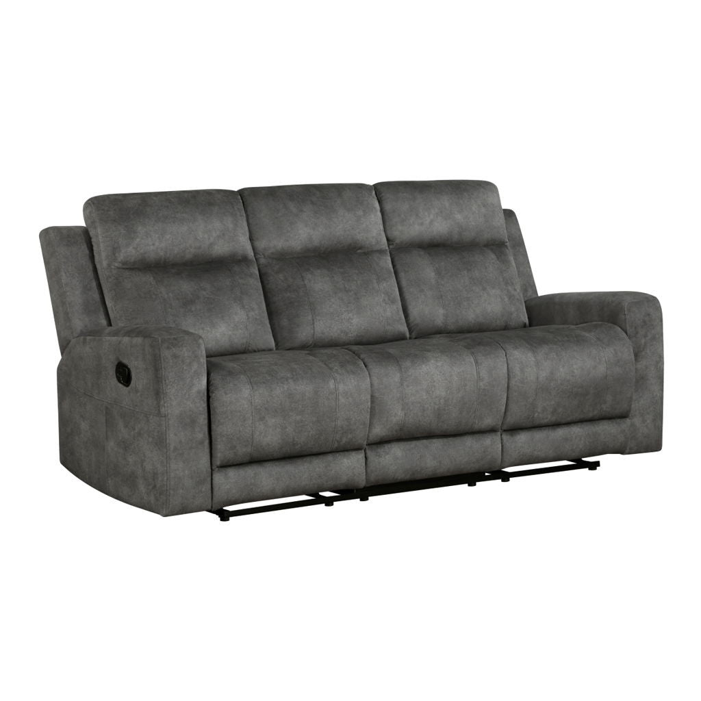 Muncie - Double Reclining Sofa - Brownish Gray