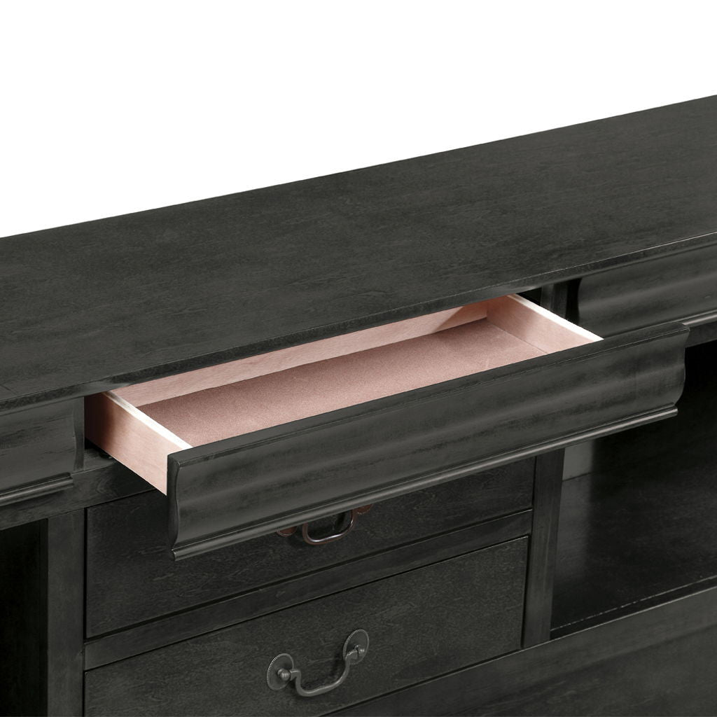 Louis Philippe III - Bed w/Storage