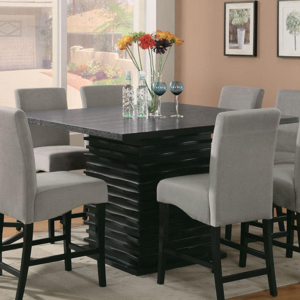 DARNELL Gray 5 Piece Counter Height Set