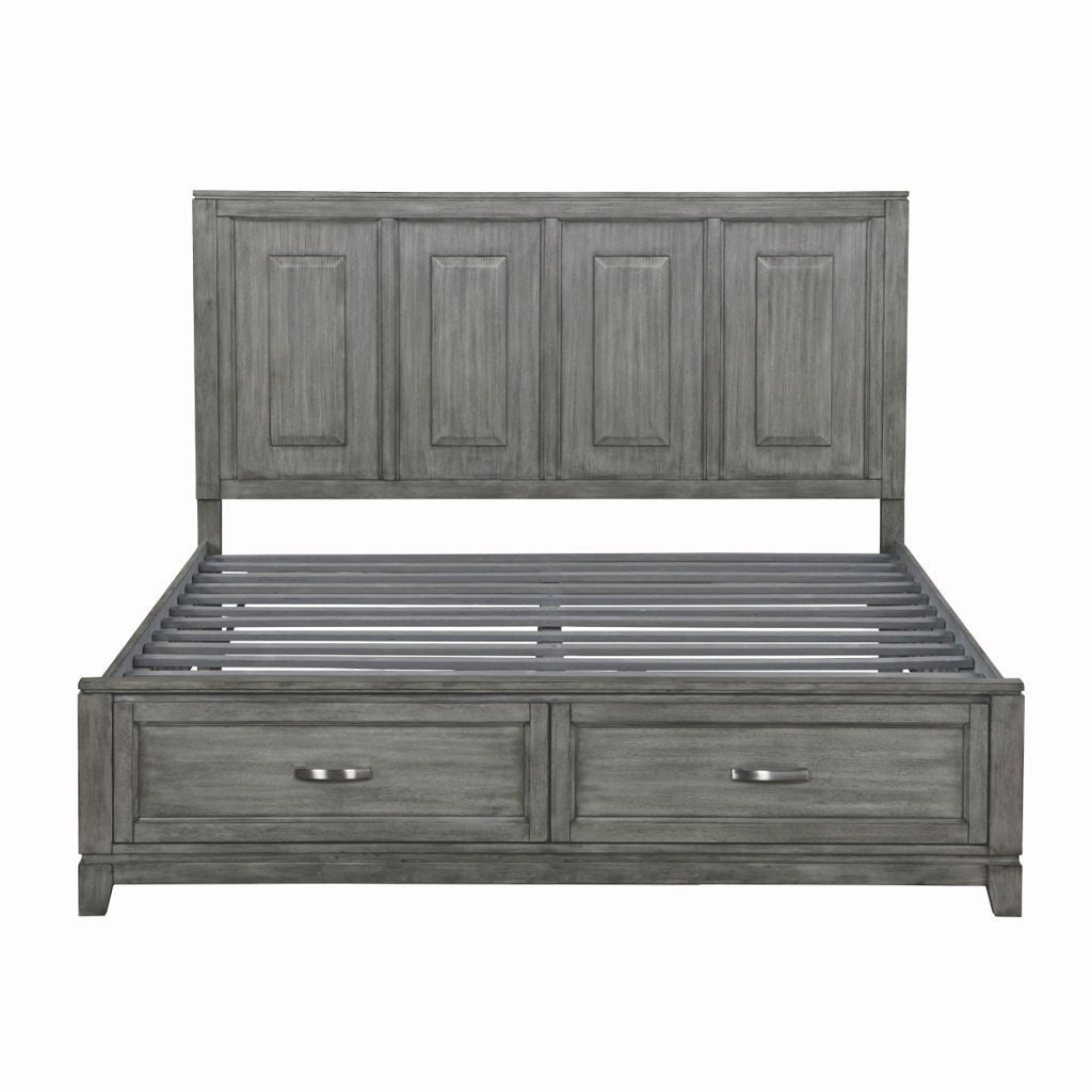 Garretson - Platform Bed With Footboard Storage