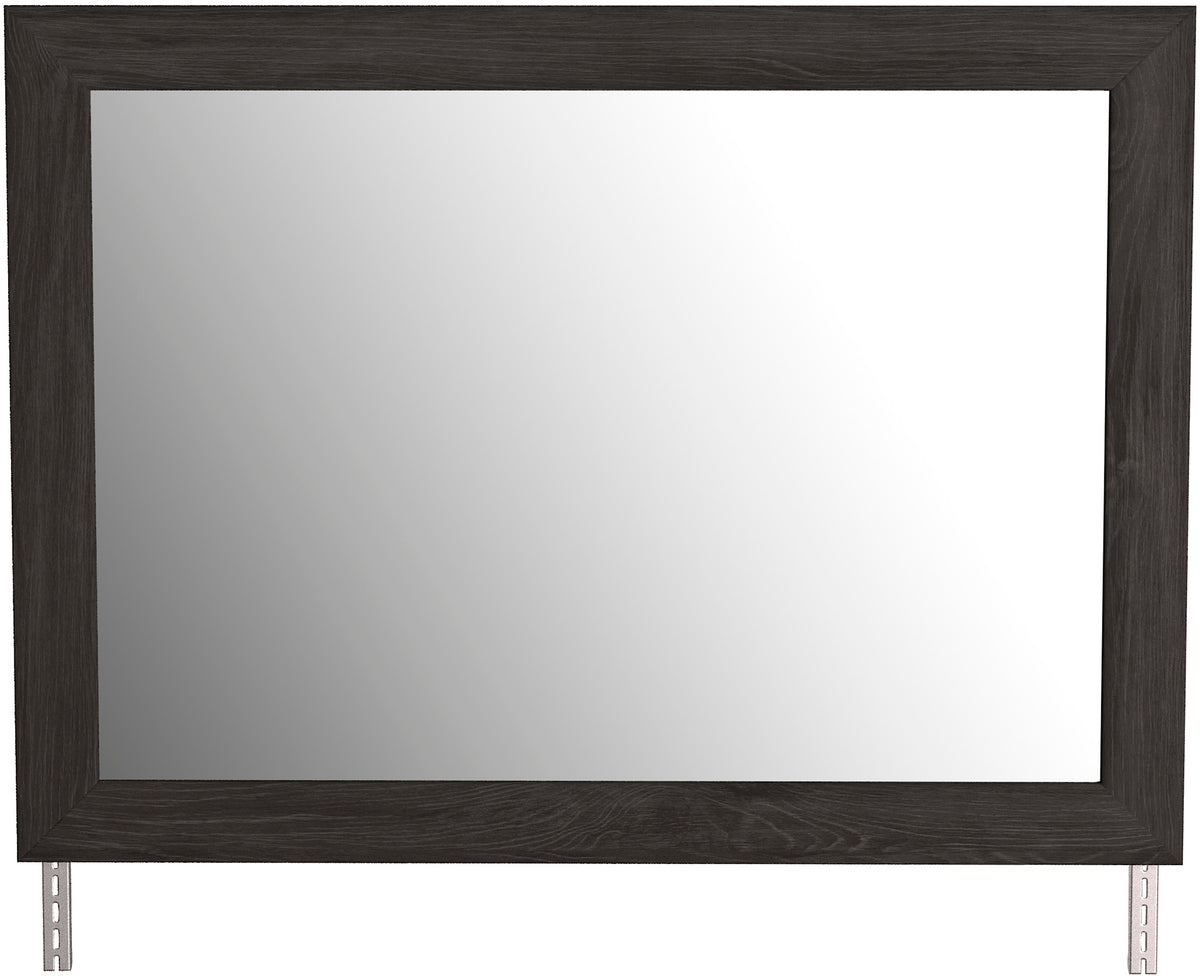 GATELL Charcoal 60" Wide Dresser & Mirror