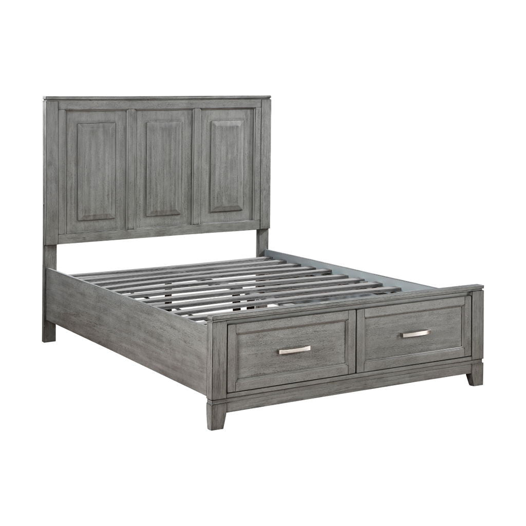 Garretson - Platform Bed With Footboard Storage
