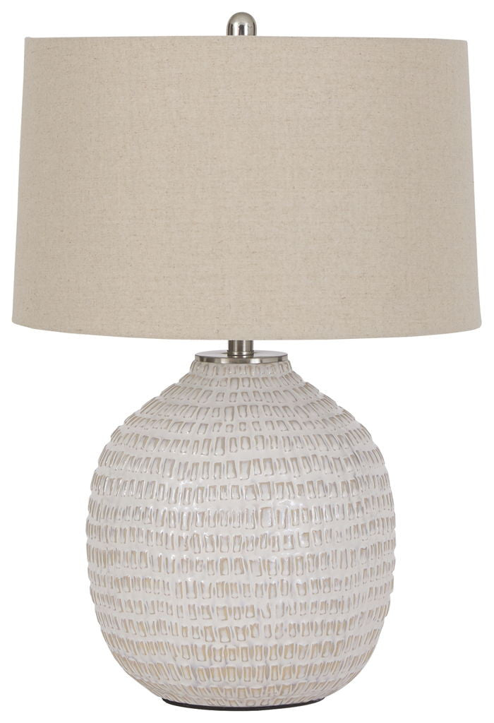 Jamon - Ceramic Table Lamp - Beige