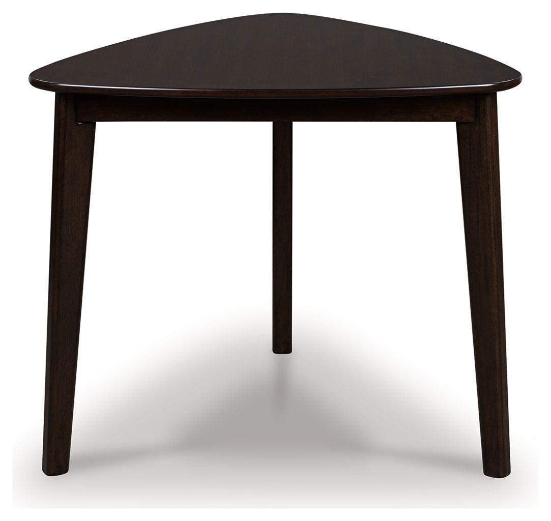 Mallenette - Triangle Dining Room Table - Merlot