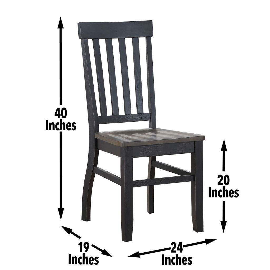 Raven - Noir Side Chair - Dark Brown