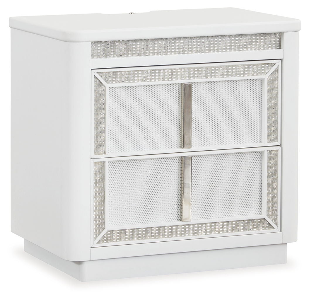 Chalanna - Two Drawer Night Stand - White