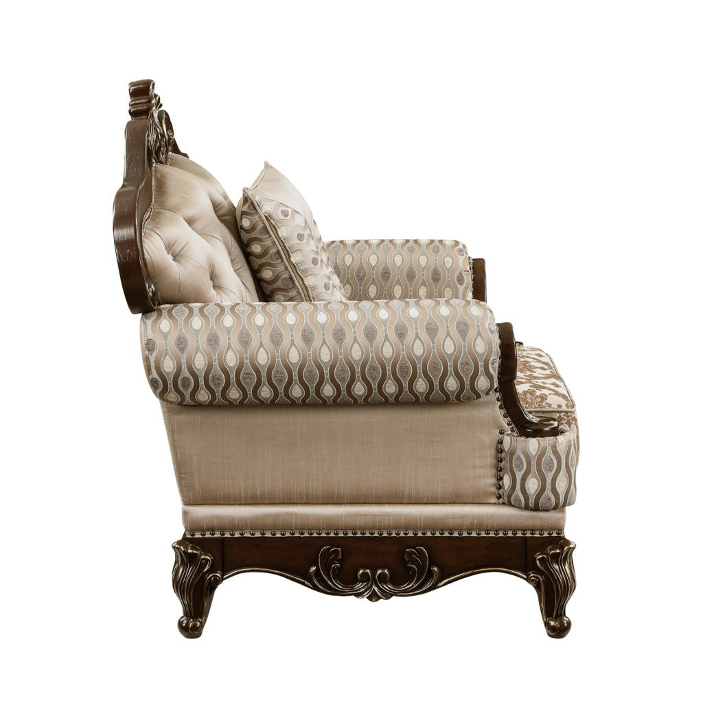Balthasar - Chair - Cherry / Beige