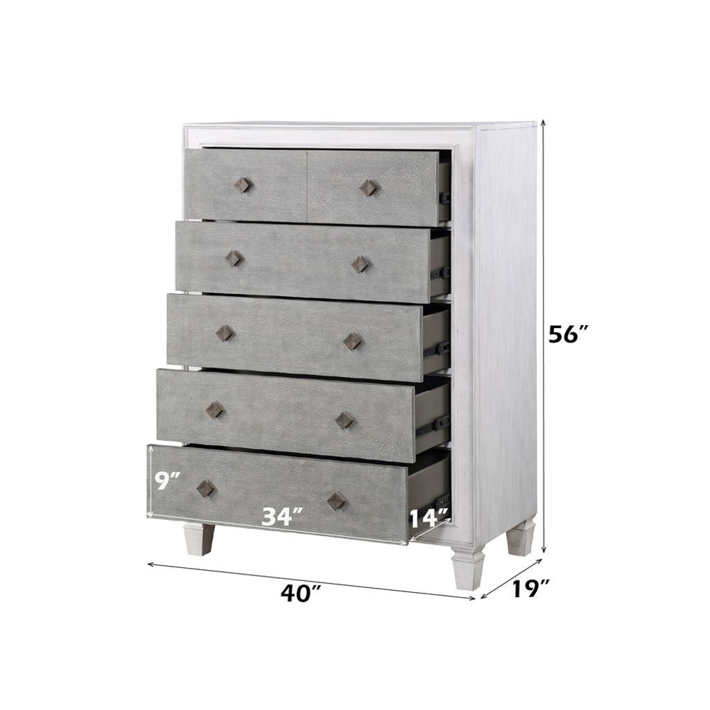 Katia - Chest - Rustic Gray & Weathered White
