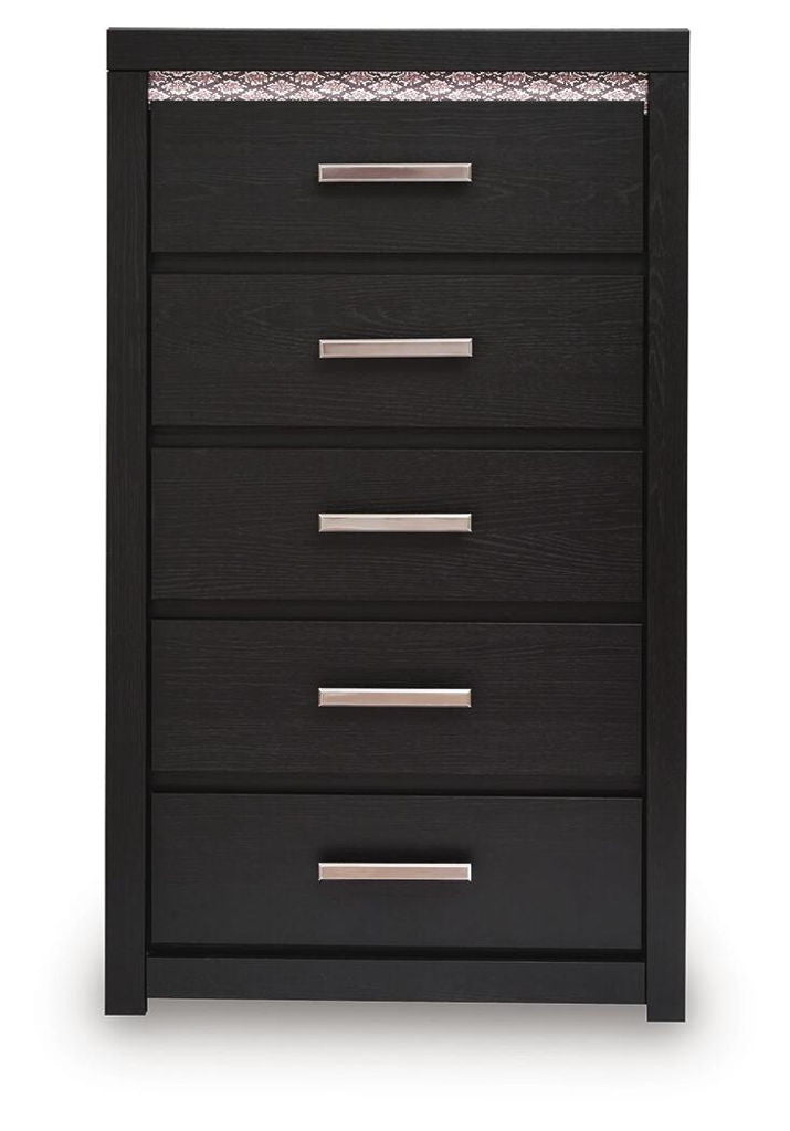 Brizmore - Five Drawer Chest - Black