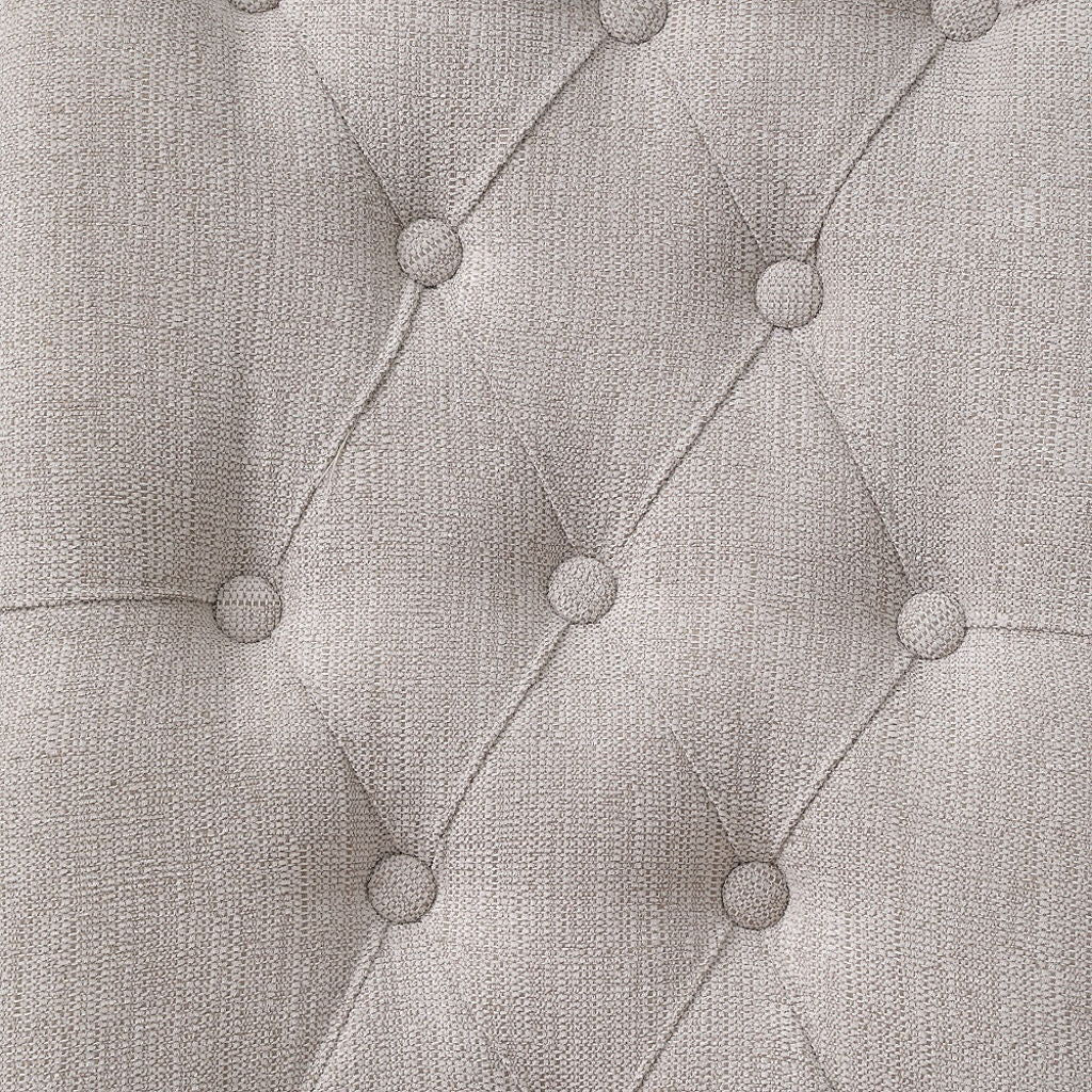 Yabeina - Side Chair (Set of 2) - Beige Linen & Gray