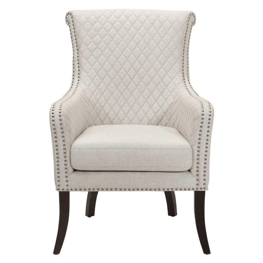 Avalon - Quilted Accent Chair - Beige