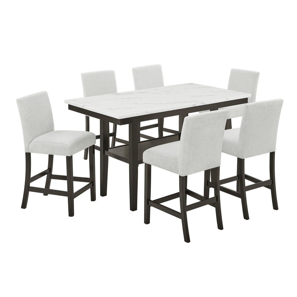 Carissa - Rectangle Counter Dining Set