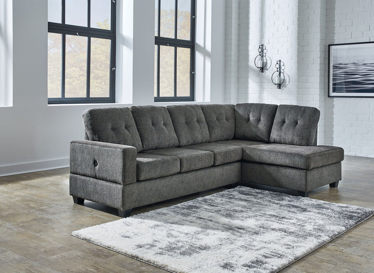 HEMEK Smoke 100" Wide 2 Piece Sectional (RTA)