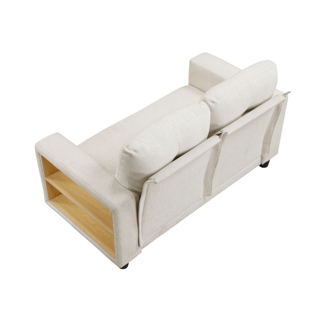 Robinson - Loveseat With Pull-Out Bed, Shelves And Charging Ports