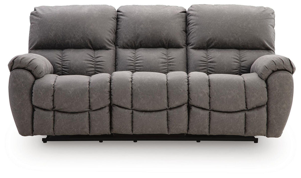 Bakerstein - Power Recline Sofa With Adjustable Headrest - Galaxy