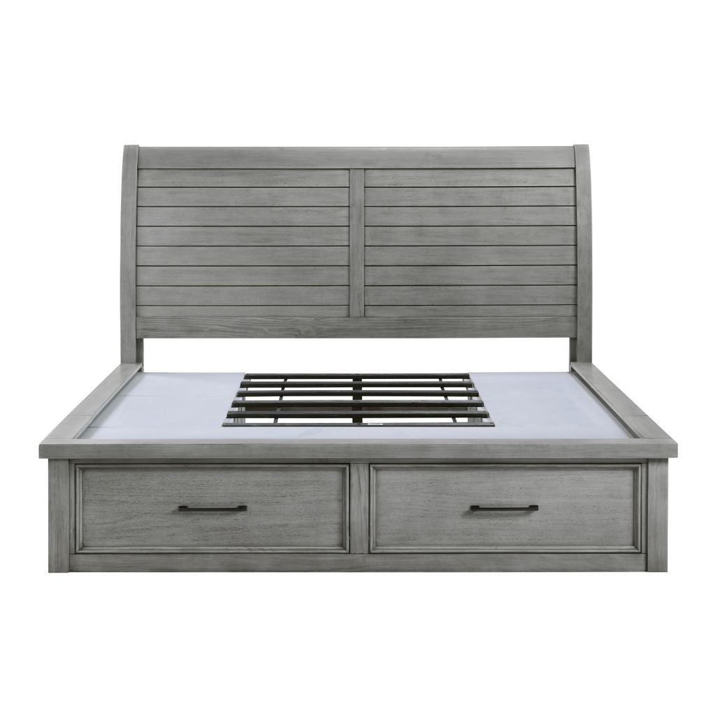 Logandale - Bed With Storage Footboard And Side Rails
