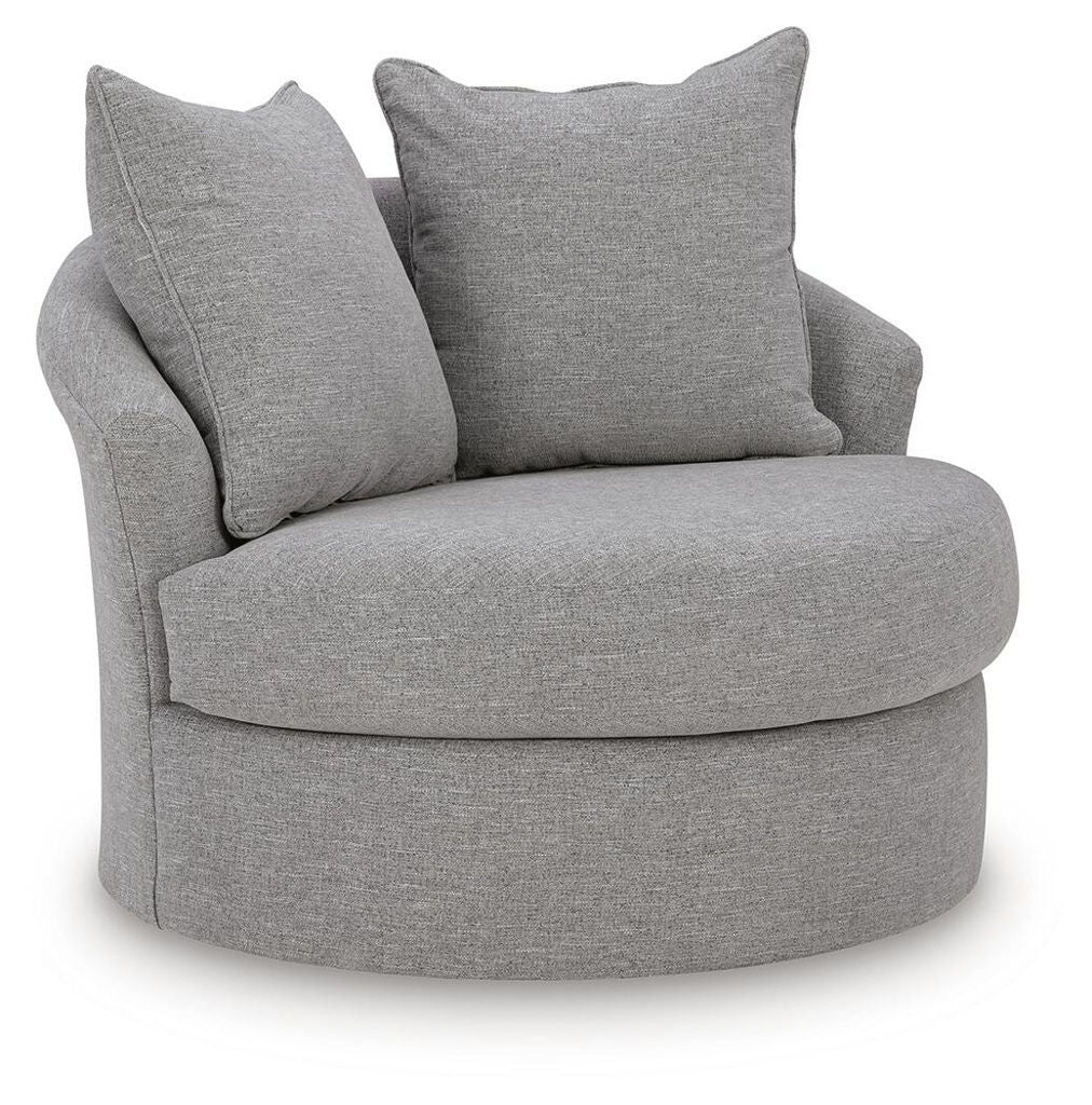 UrbanCrest - Swivel Accent Chair - Pewter