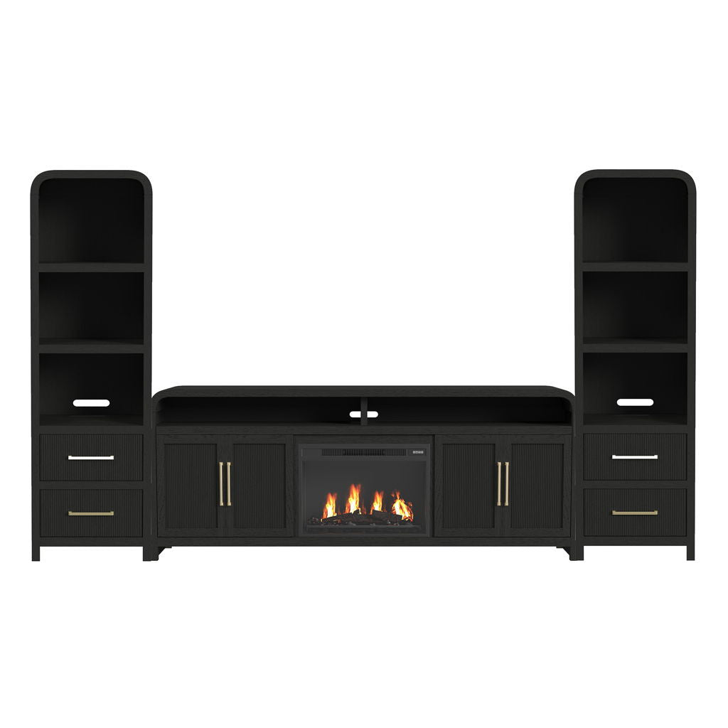 Ridgemont - 4 Piece Entertainment Unit With 82" TV Console