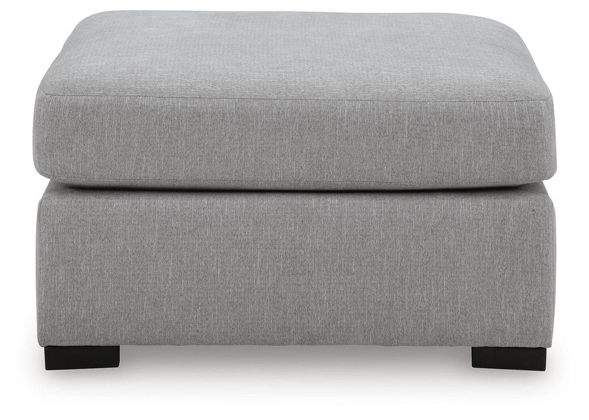 Lakepoint - Oversized Accent Ottoman - Nickel