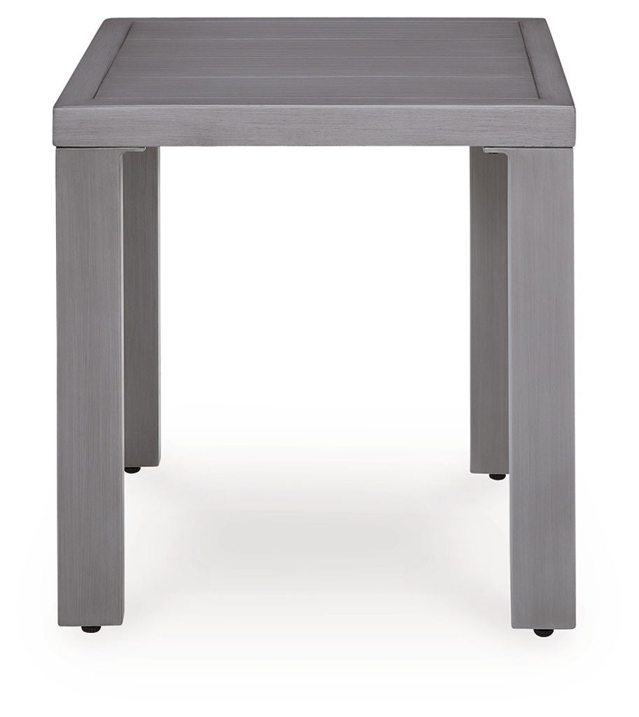 Half Moon Beach - Square End Table - Gray