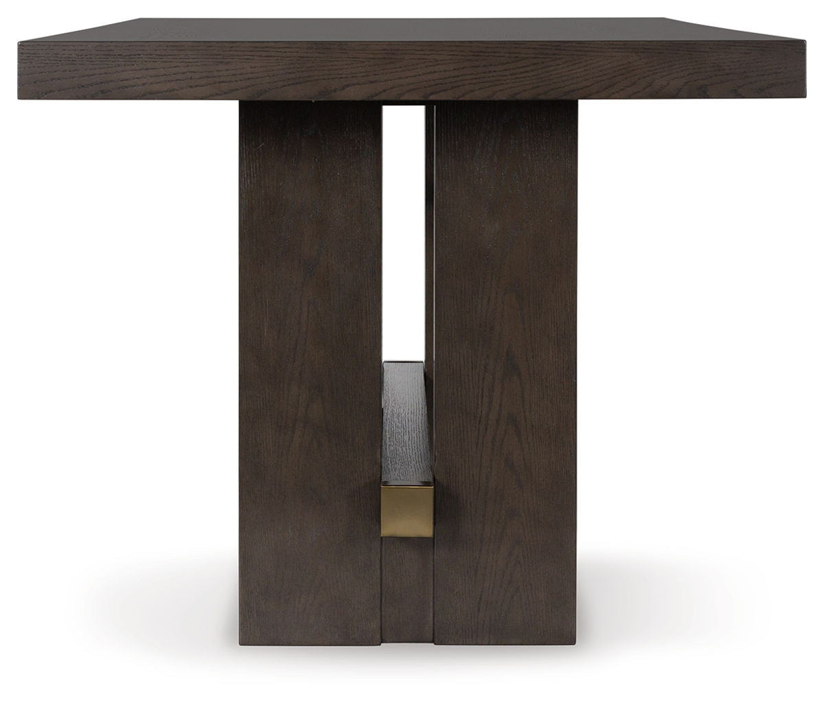 Burkhaus - Rectangular Dining Room Counter Table - Dark Brown