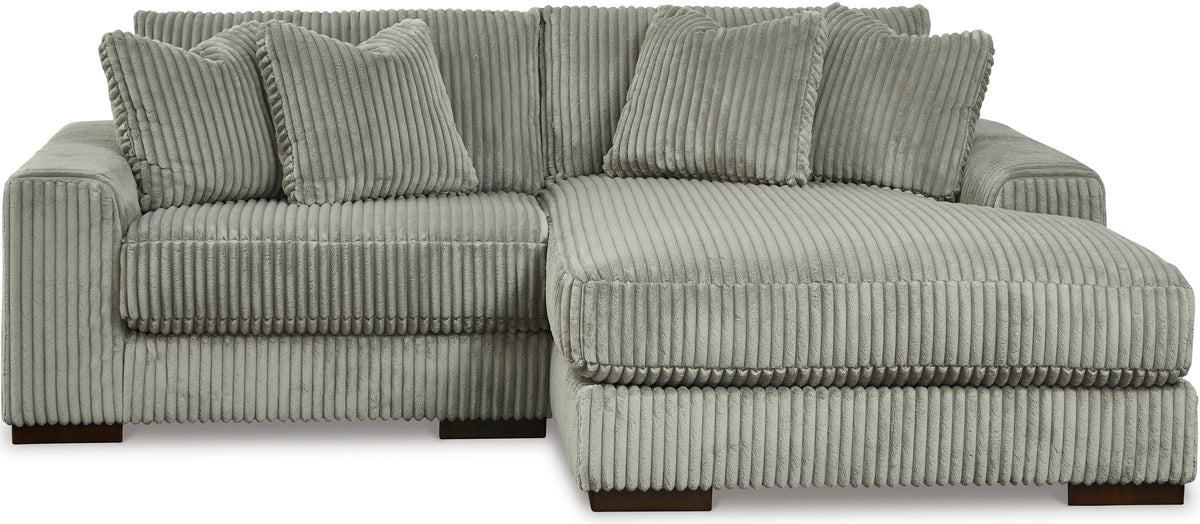 PREZZA Gray 102" Wide Modular Sectional