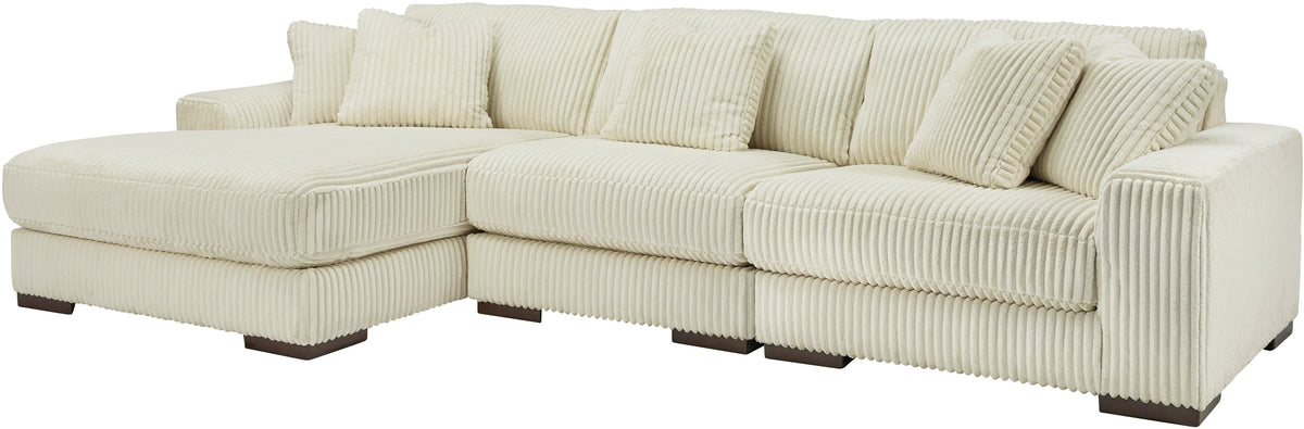 PREZZA Ivory 139" Wide Modular Sectional