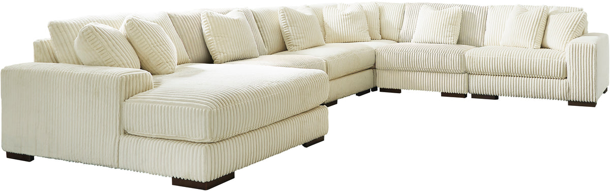 PREZZA Ivory 174" Wide Modular Sectional