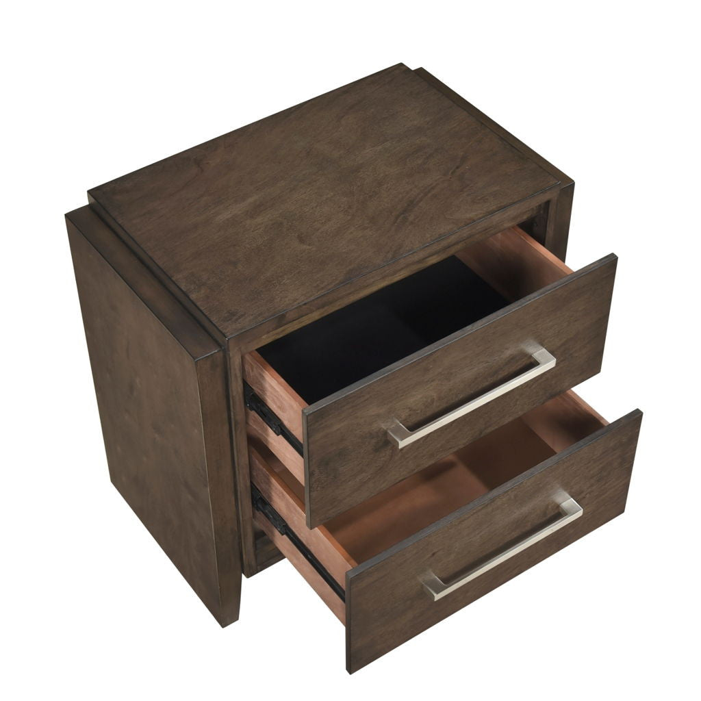 Emmett - Nightstand - Dark Brown