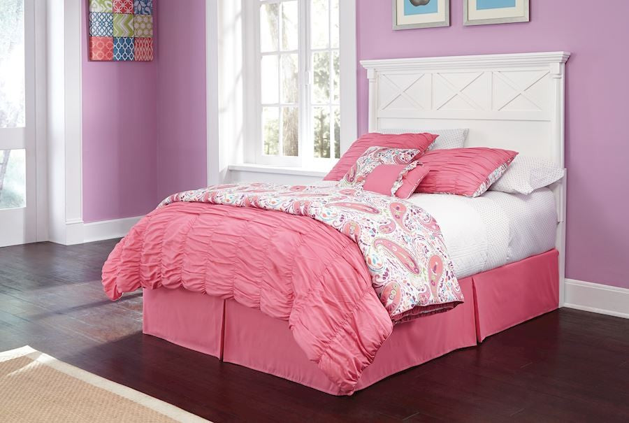 Lilet White Panel Headboard