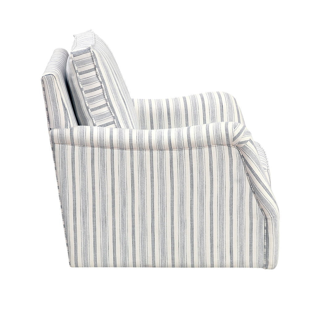 Bowden - Swivel Chair - Pearl Silver