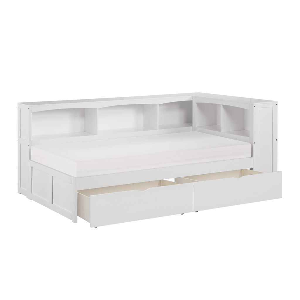 Galen - Bookcase Corner Bed
