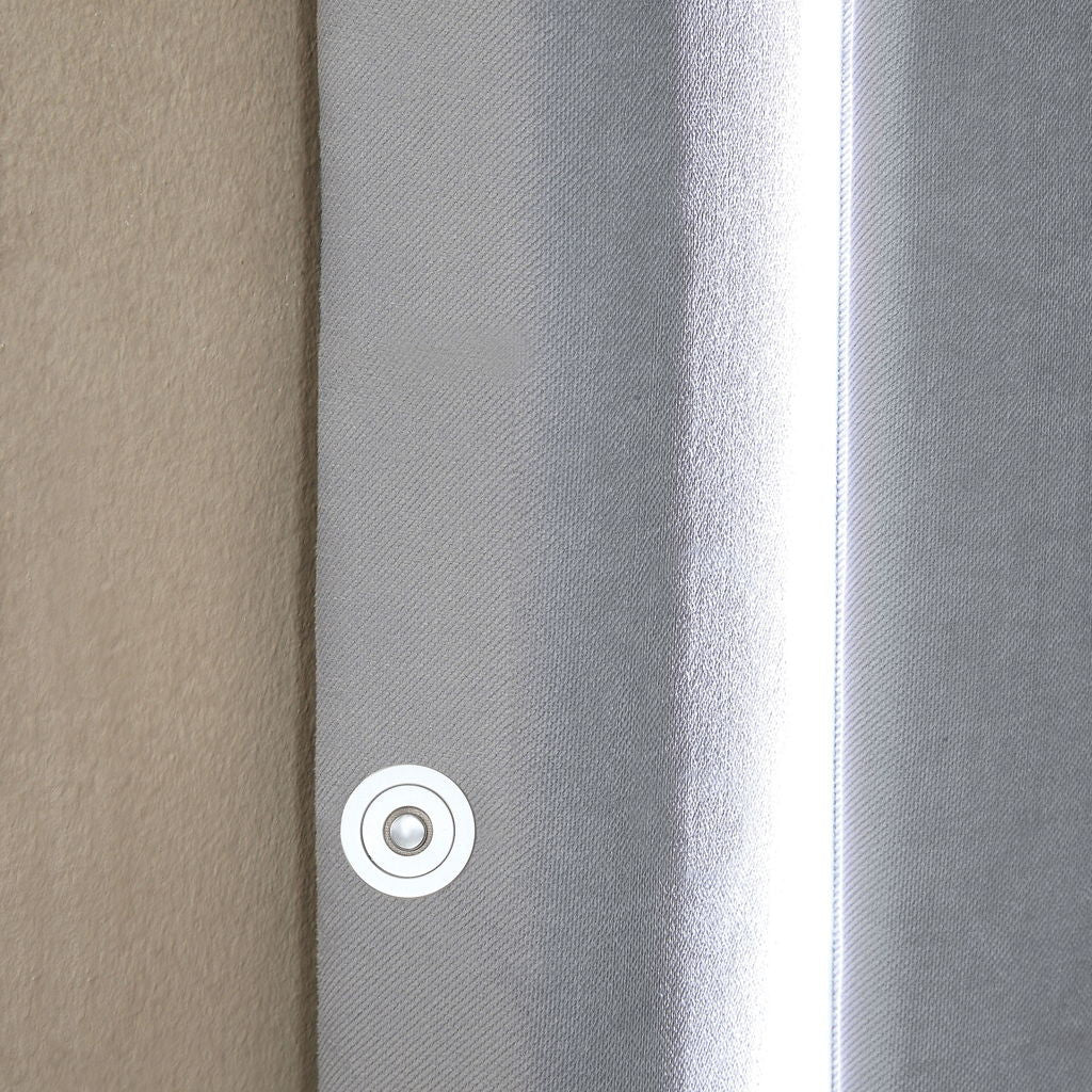 STAMFORD Gray Fabric Bed with LED Glow