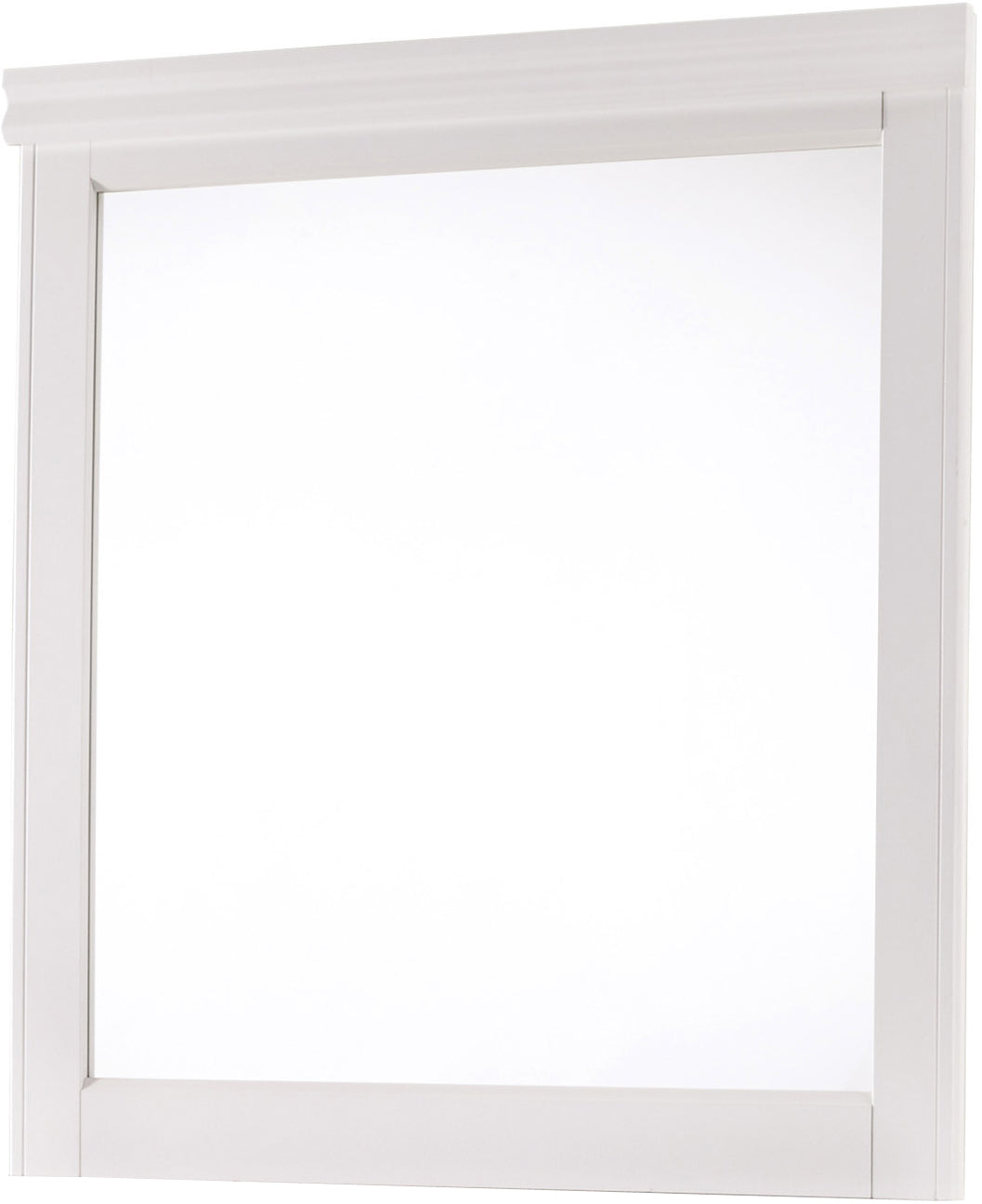 PARIS White 60" Wide Dresser & Mirror