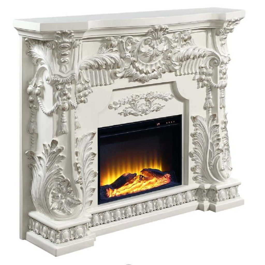 Adara - Fireplace - Antique White