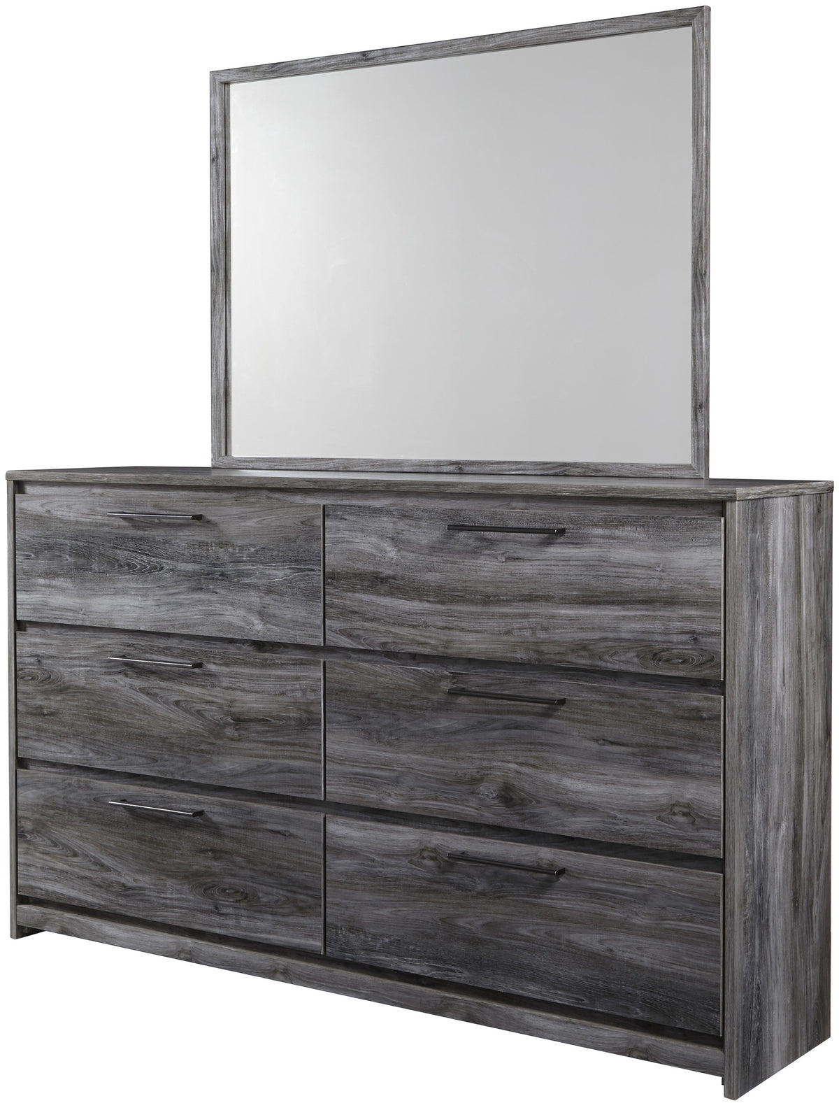 APTON Gray 62" Wide x 69" Height Dresser & Mirror