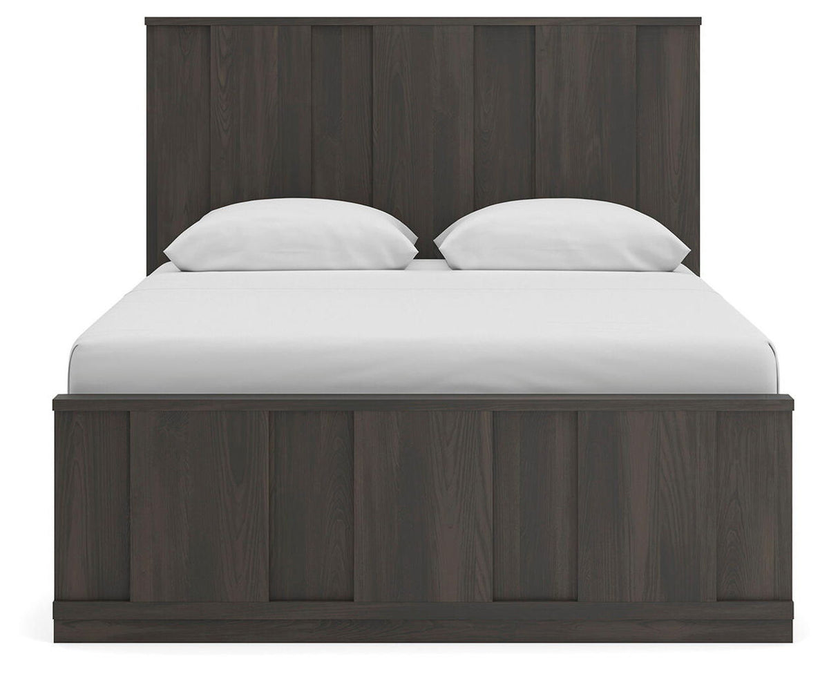 Shaehartin - Panel Platform Bed