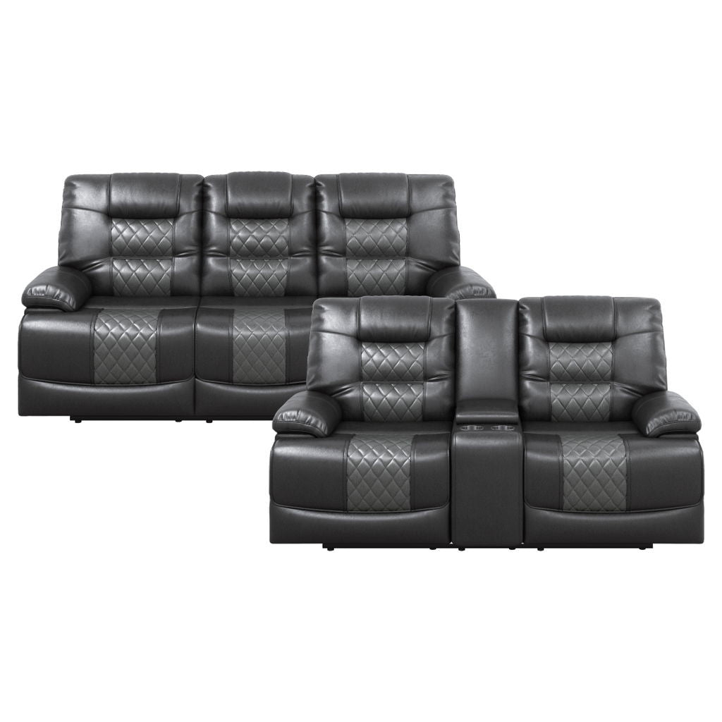 Fabian - Sofa & Loveseat - Gray