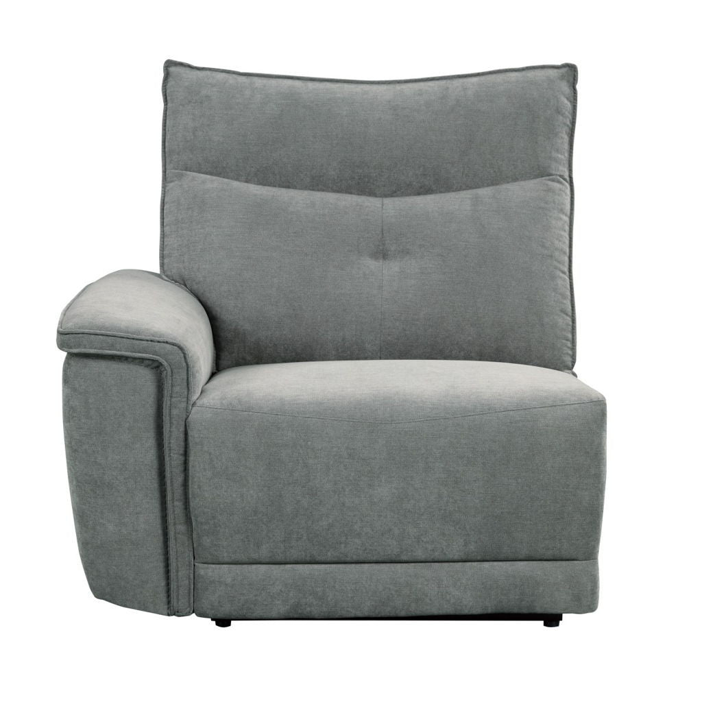 Tesoro - 3 Piece Power Double Reclining Sofa - Dark Gray