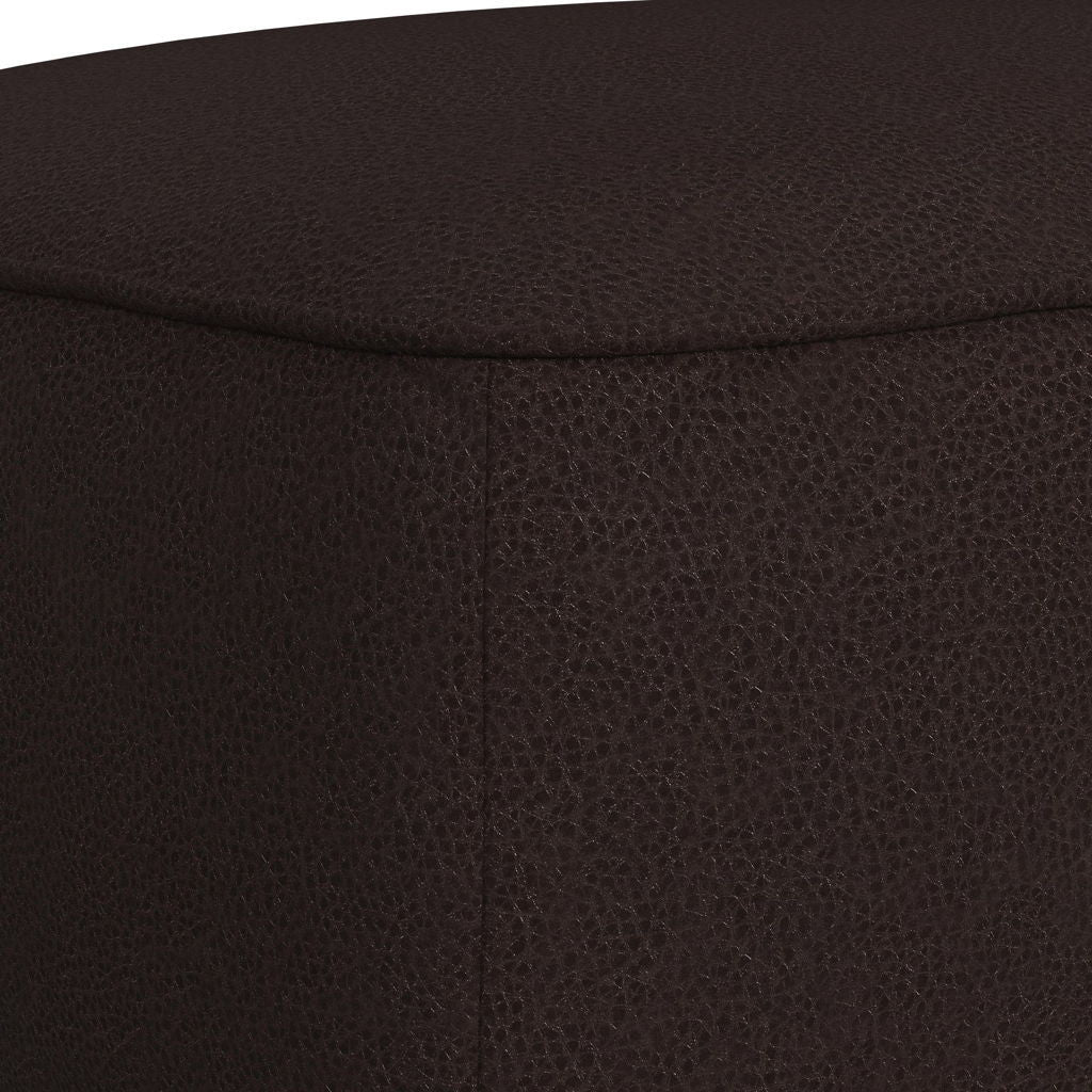 Destiny - Ottoman With Wood Base