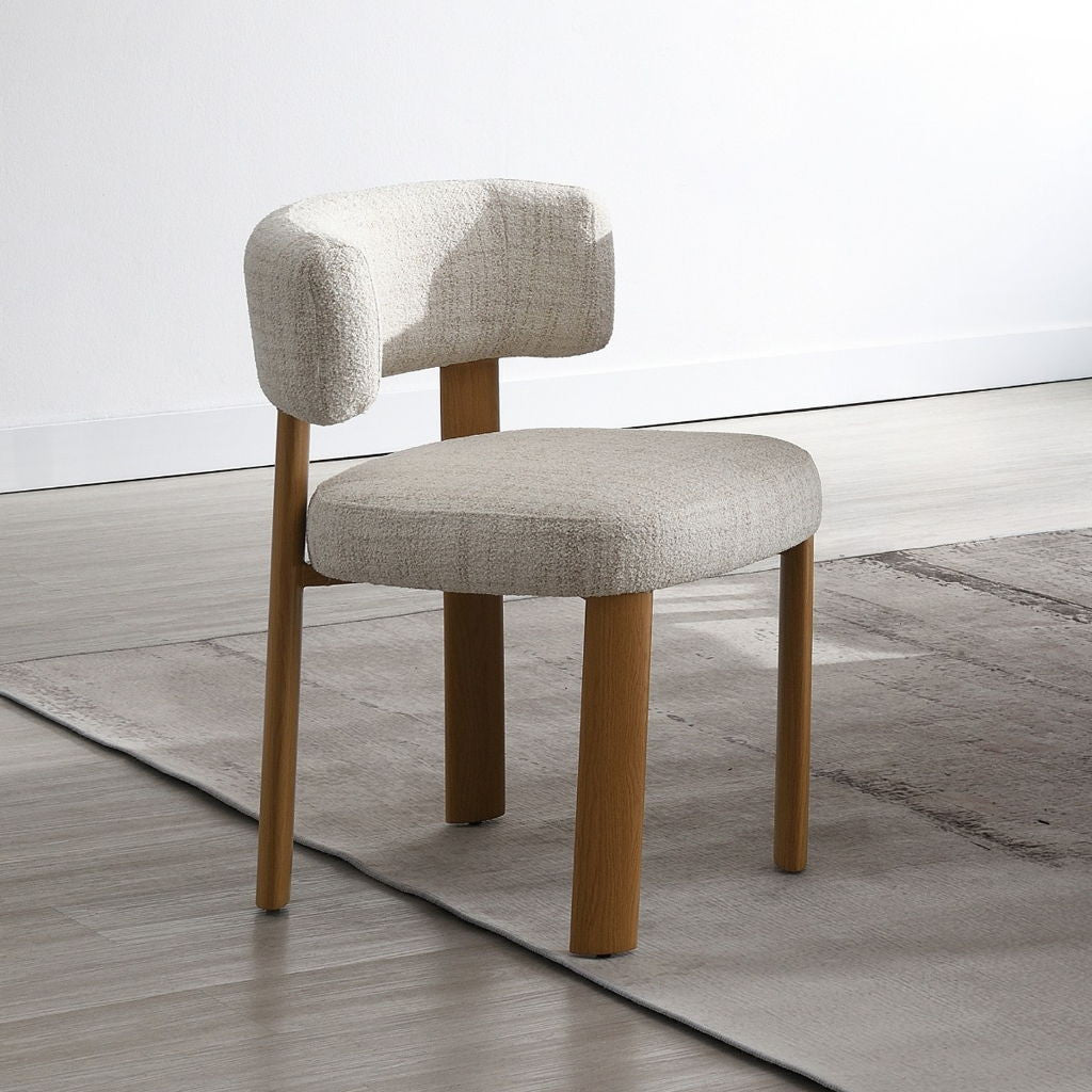 Ogin - Side Chair (Set of 2) - Beige & Gray