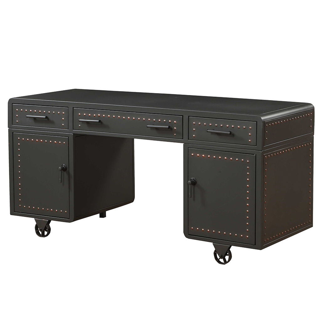 Actaki - Executive Writing Desk - Sandy Gray