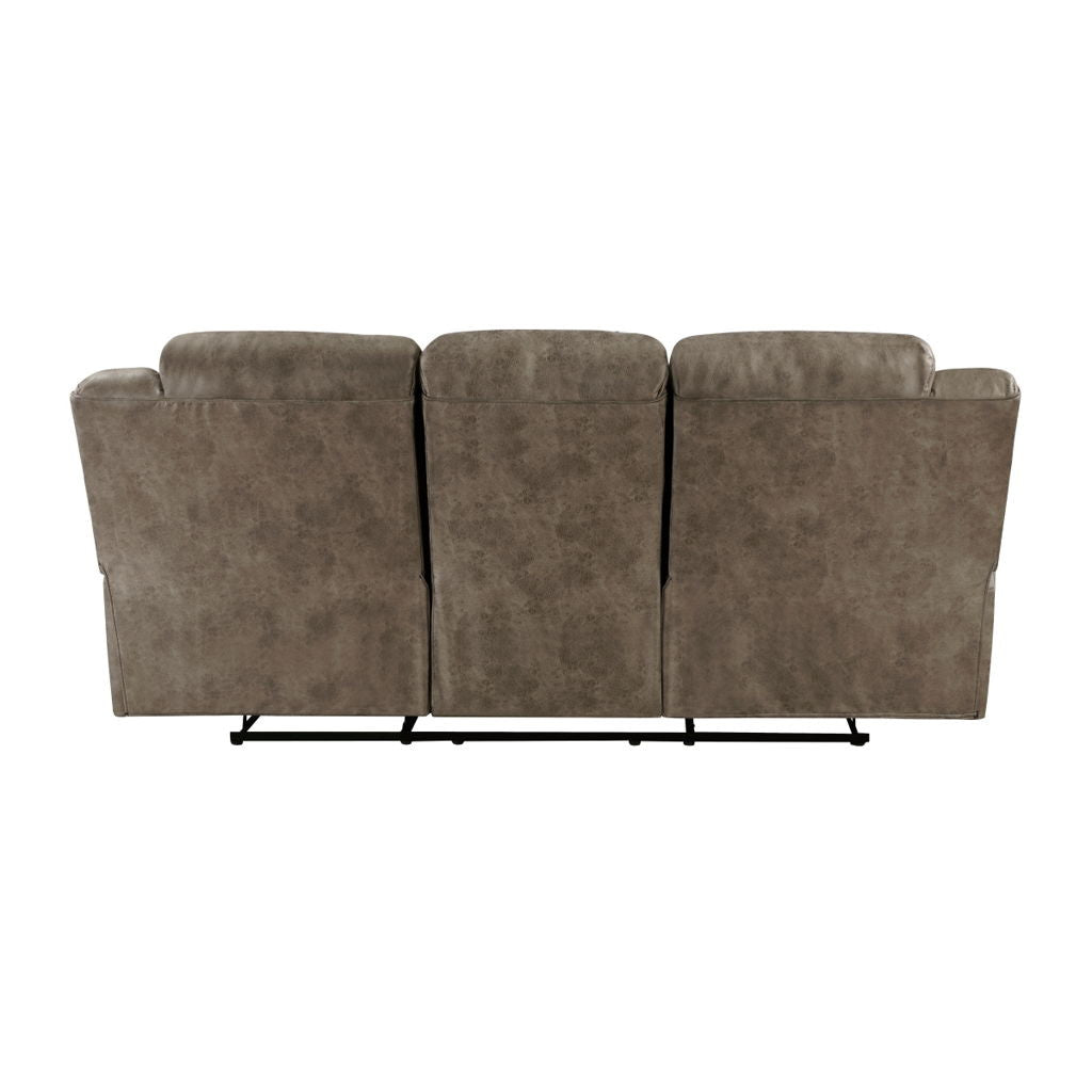 Hazen - Double Reclining Sofa - Brown