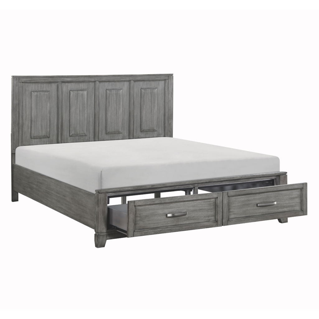 Garretson - Platform Bed With Footboard Storage