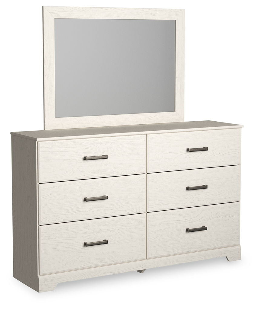 Stelsie - Dresser, Mirror - White