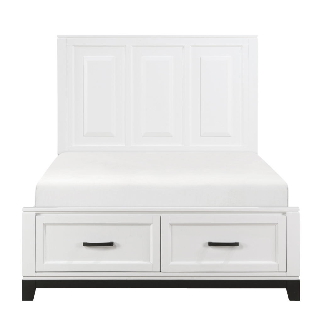Garretson - Platform Bed With Footboard Storage