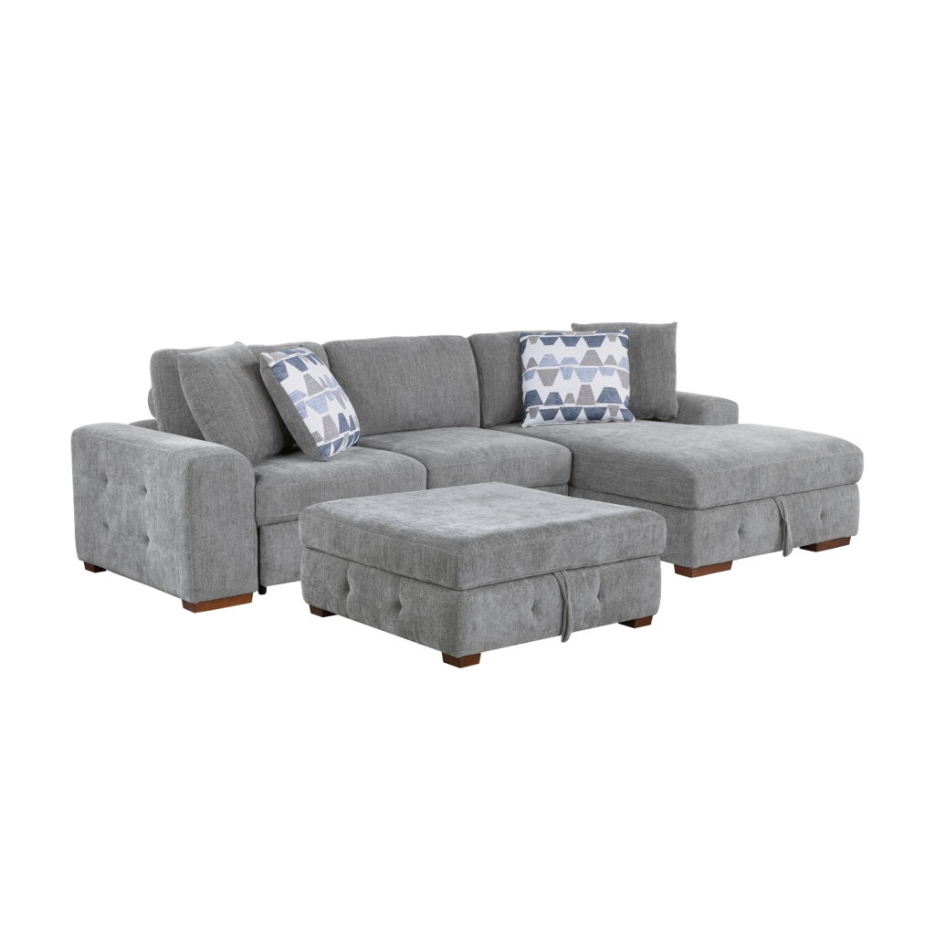 Raife - Sectional With Ottoman